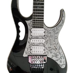 Custom Axis SVAI Engraved Aluminum Pickguard Jem Black Guitar