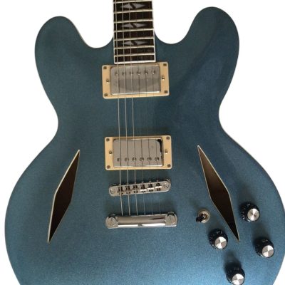 Custom Crown DG335 Pelham Blue 6 String Electric Guitar