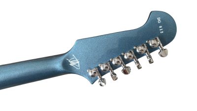 Custom Crown DG335 Pelham Blue 6 String Electric Guitar - Image 3