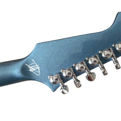 Custom Crown DG335 Pelham Blue 6 String Electric Guitar - Image 3