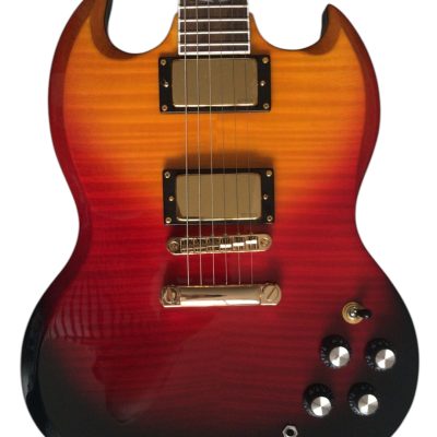 Custom Crown SG Fireburst Supreme Electric Guitar