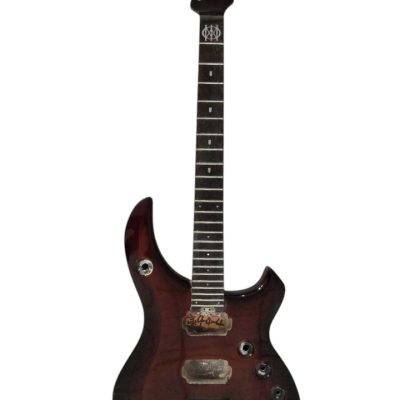 Custom Aether John Majesty Red Burst Ernie Guitar - Image 3