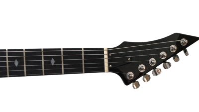 Custom Norturne Stealth Black Finish Chuck Electric Guitar - Image 5