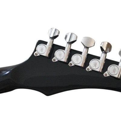 Custom Norturne Stealth Black Finish Chuck Electric Guitar - Image 4