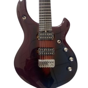 Custom Aether John Majesty Red Burst Ernie Guitar