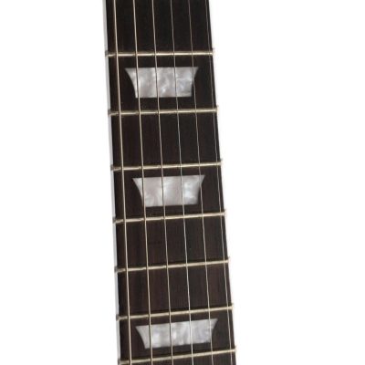 Custom Crown Carved Skull Bones SG Cross Satin Vintage Burst Electric Guitar - Image 5