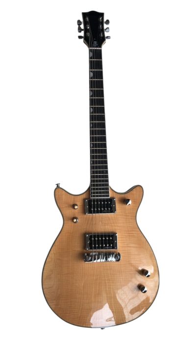 Custom Sovereign Flame Maple Top G6131MYF Malcolm Young Jet Locking Tuners Electric Guitar - Image 7