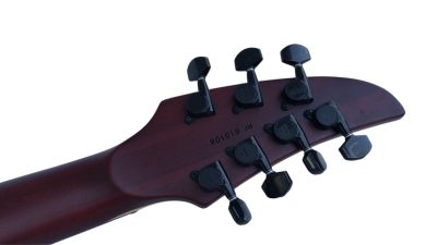 Custom Onyx Duvell Elite Trans Black 7 String Electric Guitar - Image 7