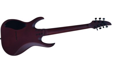 Custom Onyx Duvell Elite Trans Black 7 String Electric Guitar - Image 3