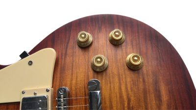 Custom Crown Aged Relic Iced Tea Burst Finish Guitar Figured Maple Top Mahogany Body - Image 8