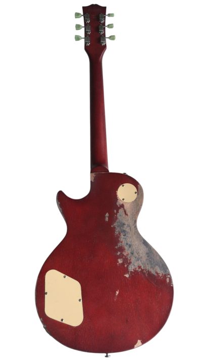 Custom Crown Aged Relic Iced Tea Burst Finish Guitar Figured Maple Top Mahogany Body - Image 5