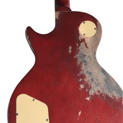 Custom Crown Aged Relic Iced Tea Burst Finish Guitar Figured Maple Top Mahogany Body - Image 4