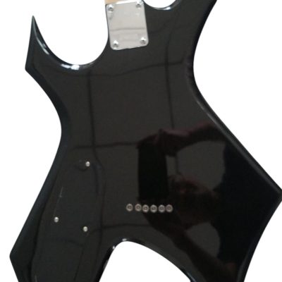 Custom Norturne Master Warlock Kerry Black Red Guitar String Thru Body - Image 7