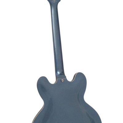 Custom Crown Left Handed DG335 Pelham Blue 6 String Electric Guitar - Image 5