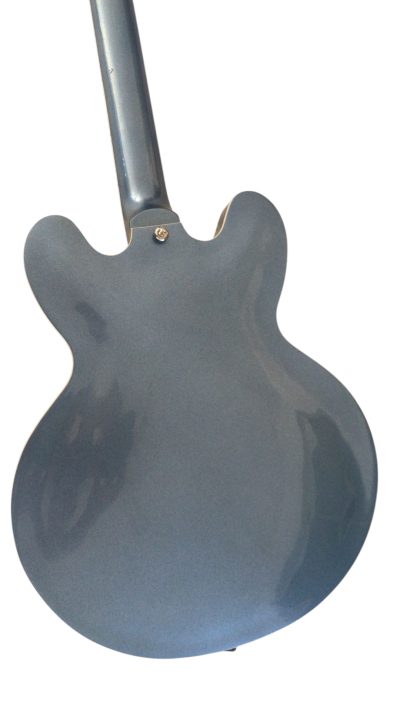 Custom Crown Left Handed DG335 Pelham Blue 6 String Electric Guitar - Image 4