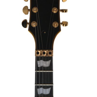 Custom Obsidian Hetfield Without Iron Cross Matte Black Aged Relic Electric Tremolo Guitar - Image 5