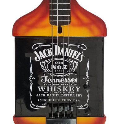 Custom Forge Jack Daniels Bottle 4 String Headless Bass