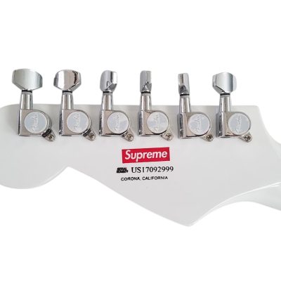 Custom Regent White Supreme Electric Guitar - Image 9