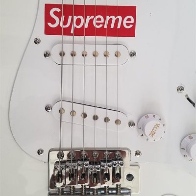 Custom Regent White Supreme Electric Guitar - Image 5