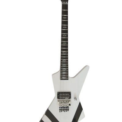 Custom Halo Matthias Jabs White Tremolo Korina Electric Guitar Scorpions Chrome Knobs - Image 9