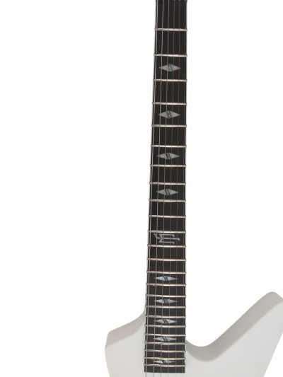 Custom Halo Matthias Jabs White Tremolo Korina Electric Guitar Scorpions Chrome Knobs - Image 8