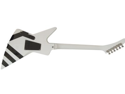 Custom Halo Matthias Jabs White Tremolo Korina Electric Guitar Scorpions Chrome Knobs - Image 6