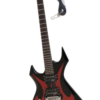 Custom Norturne Warlock Black Red Master Guitar - Image 13
