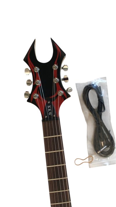 Custom Norturne Warlock Black Red Master Guitar - Image 14