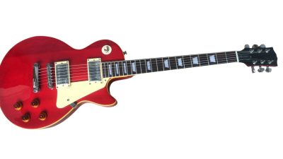 Custom Crown Eric George Lucy Red Flame Maple Top Electric Guitar - Image 2