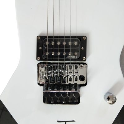Custom Halo Special Kanji Jabs White Tremolo Korina Electric Guitar Scorpions Chrome Knobs - Image 8