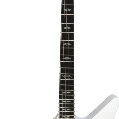 Custom Halo Special Kanji Jabs White Tremolo Korina Electric Guitar Scorpions Chrome Knobs - Image 7