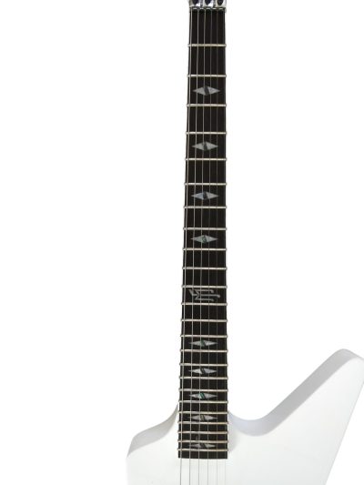 Custom Halo Special Kanji Jabs White Tremolo Korina Electric Guitar Scorpions Chrome Knobs - Image 7