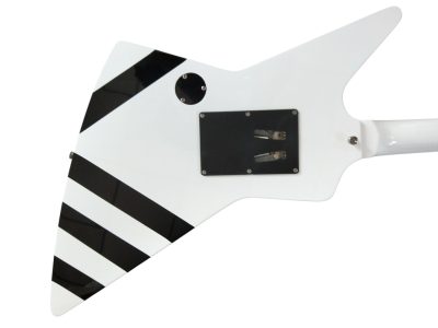 Custom Halo Special Kanji Jabs White Tremolo Korina Electric Guitar Scorpions Chrome Knobs - Image 4