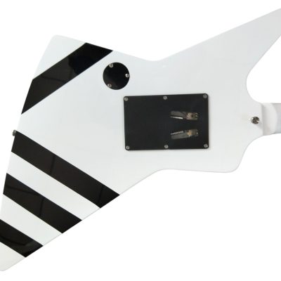 Custom Halo Special Kanji Jabs White Tremolo Korina Electric Guitar Scorpions Chrome Knobs - Image 4