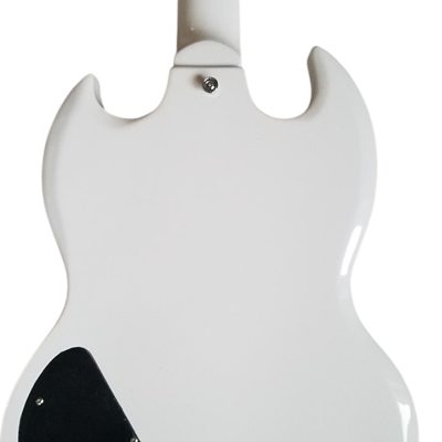 Custom Crown SG Angus Alphine White Electric Guitar - Image 7