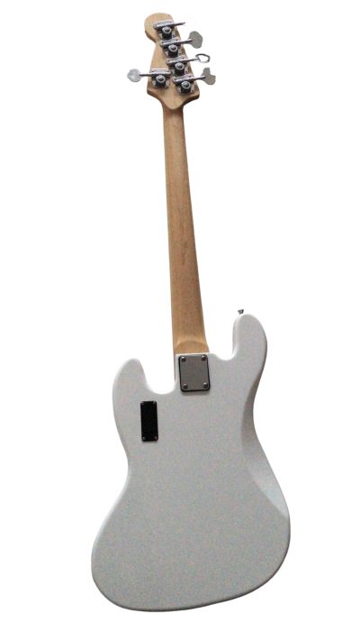 Custom Regent White Marcus Miller 5 String Jazz Bass Marcus Rosewood Fretboard - Image 7