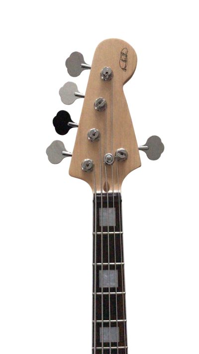 Custom Regent White Marcus Miller 5 String Jazz Bass Marcus Rosewood Fretboard - Image 4