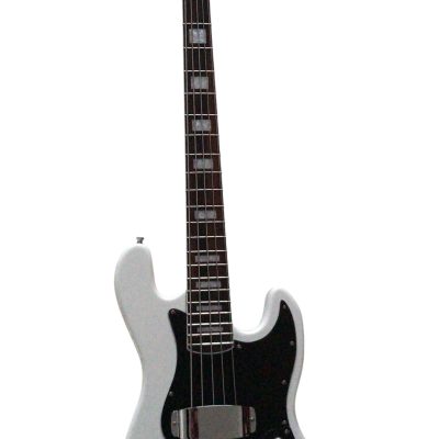 Custom Regent White Marcus Miller 5 String Jazz Bass Marcus Rosewood Fretboard - Image 3