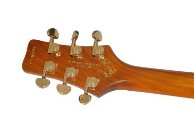 Custom Monarch Santana Yellow Quilted Maple Top Electric Guitar - Image 7