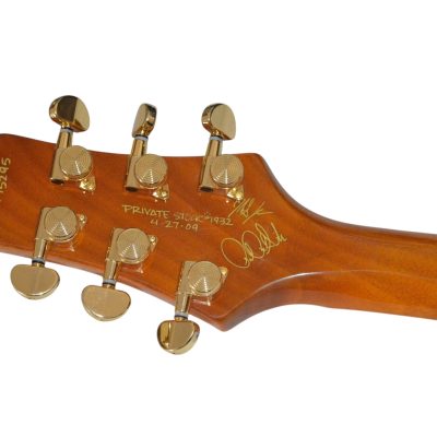 Custom Monarch Santana Yellow Quilted Maple Top Electric Guitar - Image 7