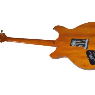 Custom Monarch Santana Yellow Quilted Maple Top Electric Guitar - Image 5