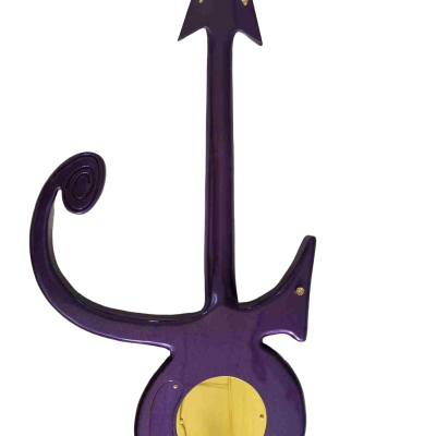 Custom Ember Prince Love Symbol Gloss Violet Purple Tremolo Guitar - Image 5