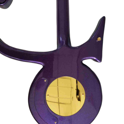 Custom Ember Prince Love Symbol Gloss Violet Purple Tremolo Guitar - Image 8