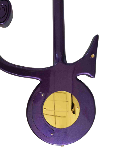 Custom Ember Prince Love Symbol Gloss Violet Purple Tremolo Guitar - Image 8