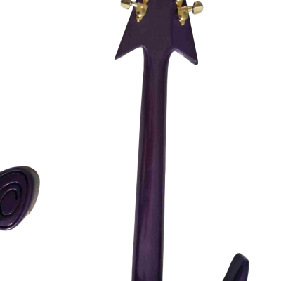 Custom Ember Prince Love Symbol Gloss Violet Purple Tremolo Guitar - Image 4