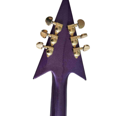 Custom Ember Prince Love Symbol Gloss Violet Purple Tremolo Guitar - Image 3