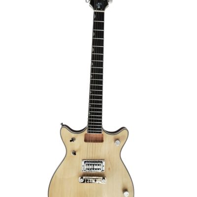Custom Sovereign Malcolm Young I Hole G6131MYF Maple Wood Jet Electric Guitar - Image 3