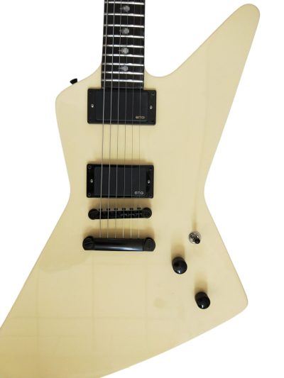 Custom Obsidian James Cream MX220 Explorer Guitar
