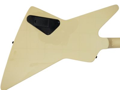 Custom Obsidian James Cream MX220 Explorer Guitar - Image 5
