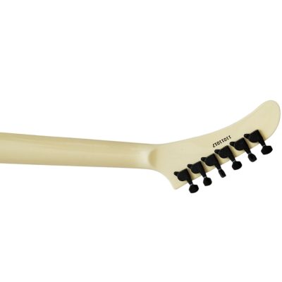 Custom Obsidian James Cream MX220 Explorer Guitar - Image 4